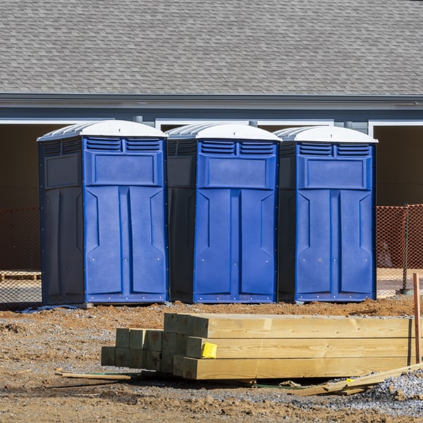 what is the cost difference between standard and deluxe porta potty rentals in Huetter